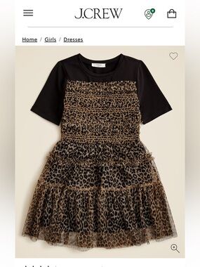 Crewcuts dress, size 14 and earrings